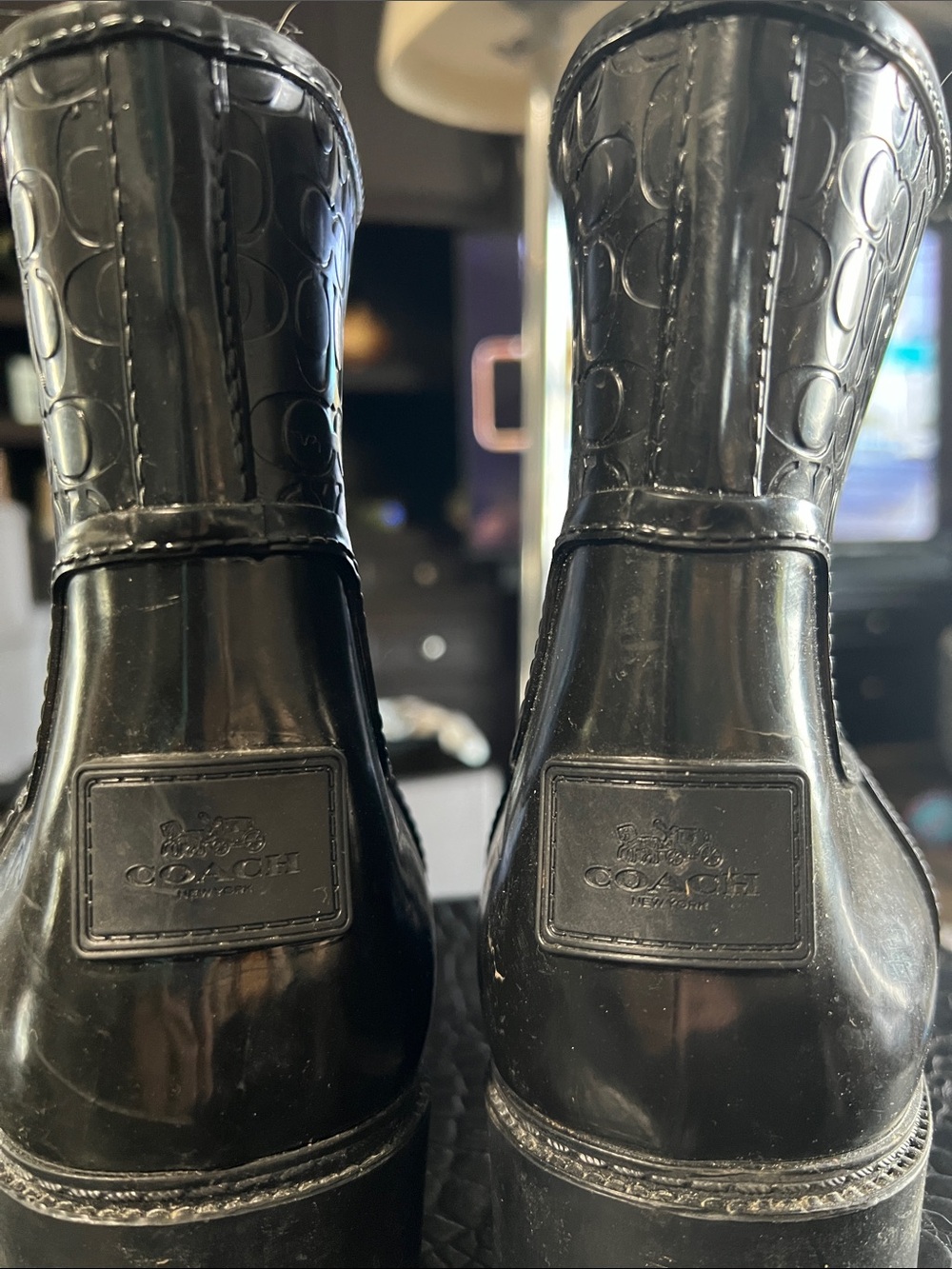 Coach rubber rain boot - Picture 4 of 5